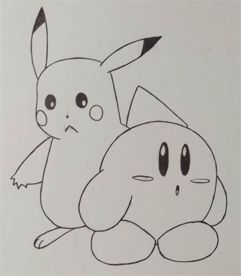 Pikachu and Kirby by AnimaticWorld on DeviantArt