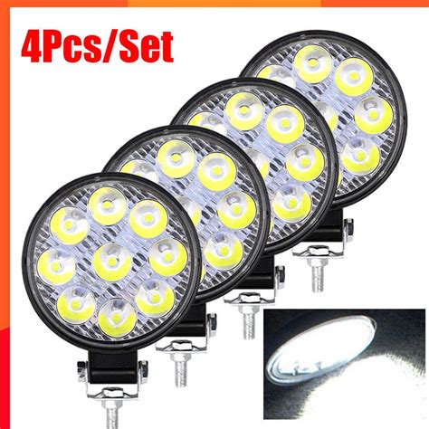 Nouveau 4 Pouces Offroad LED Light Round LED Work Light Spot Étanche