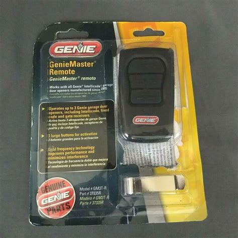 Genie Master 3 Button Garage Door Opener Black Gm3t R For Sale Online Ebay Garage Door