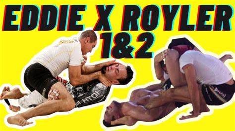 Eddie Bravo Vs Royler Gracie 1 And 2 Match Comparison Youtube