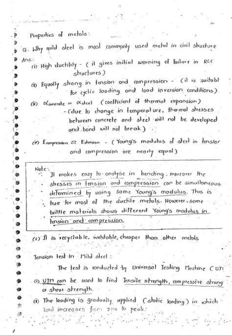 Made Easy Civil Engineering SOM Strength Of Materials Handwritten