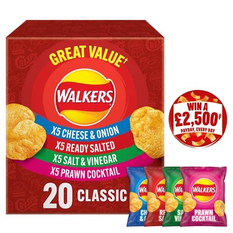 Walkers Classic Variety Multipack Crisps Ocado