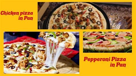 Pizza In Pan Recipe Pizza Dough Recipe Pizza Without Oven Youtube