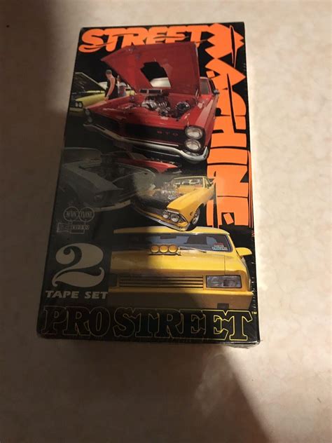 Vintage VHS 2 Tape Set Pro Street Car Racing NIB | #4543868023