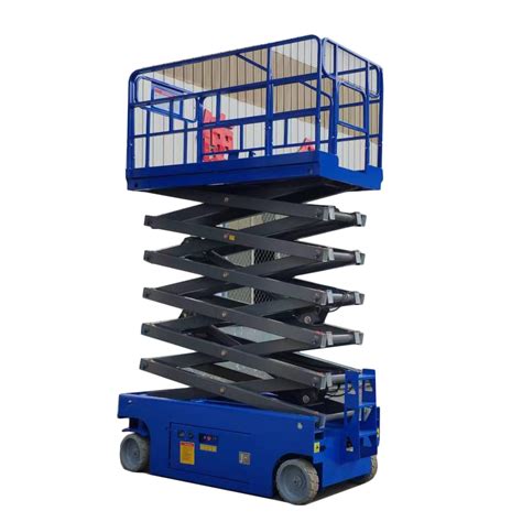 Mini Tracked Crawler Electric Self Propelled Scissor Lift For Grass