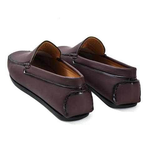 Kolapuri Centre Mens Brown Loafer Shoes Kolapuricentreonline