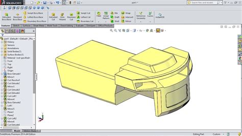 Solidworks Tutorial Forklift 15 Body2 Youtube