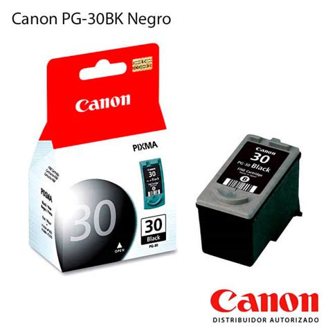 Cartucho De Tinta Canon PG 30BK Negro