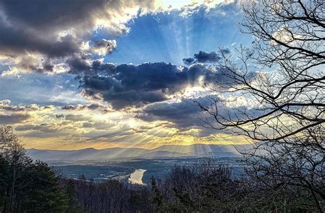 Shenandoah Heavenly Sunrise Photograph by Lara Ellis