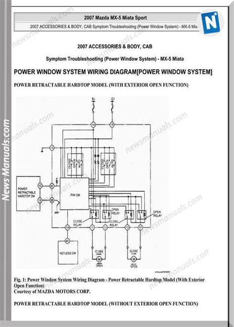 Mazda Mx 5 Miata Sport 2007 Wiring Diagram