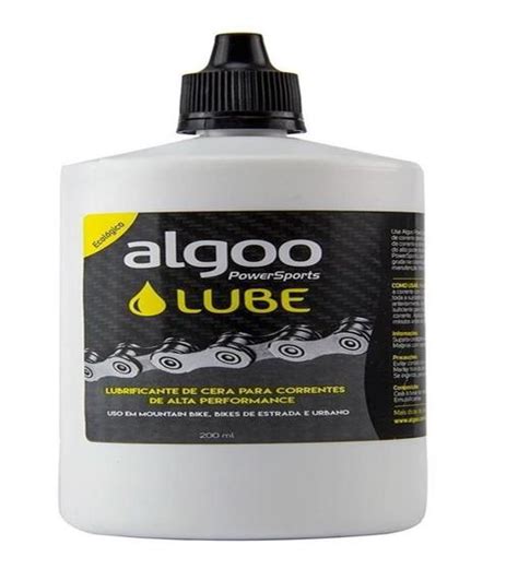 Óleo Lubrificante Algoo Lube Cera Bicicleta Mtb Pro 200ml Óleos e