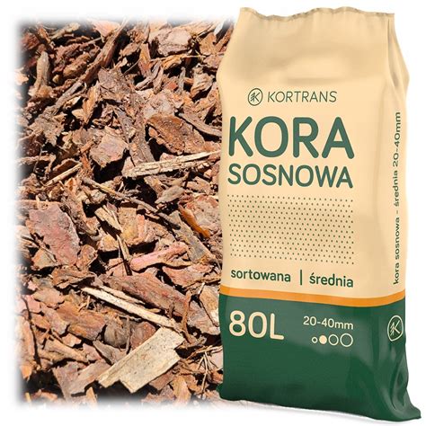 KORA OGRODOWA SOSNOWA ŚREDNIA 20 40MM AŻ 80 L 5905616367118 Cena