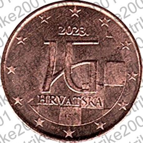 Croazia 1 Cent 2023 FDC