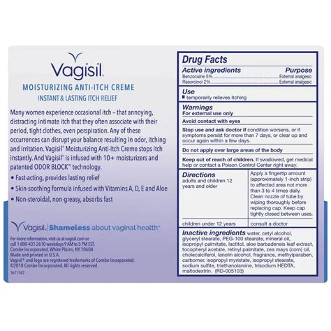 Vagisil Regular Strength Anti Itch Feminine Creme 1oz Target