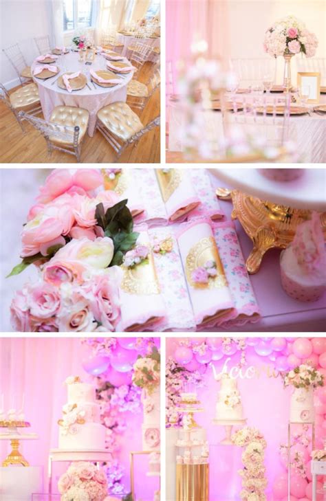 Beautiful Pink and Gold Baby Shower – Baby Shower Ideas 4U