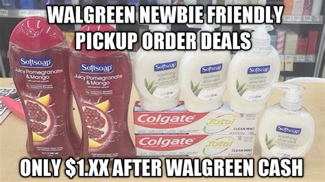 Walgreen Newbie Friendly Pickup Order Deals Youtube