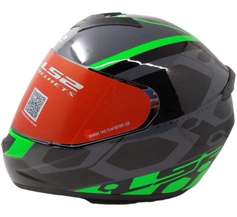 Ls Ff Mein Matt Black Green Helmet The Rider Hub