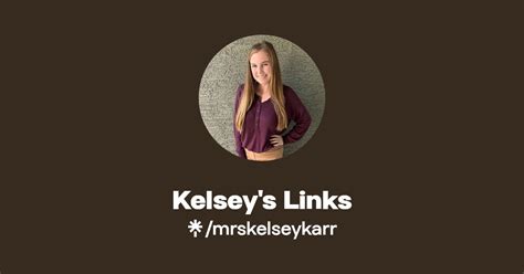 Kelseys Links Instagram Tiktok Linktree