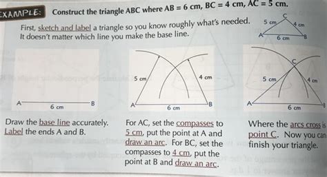 GCSE 9 1 Maths Edexcel Constructions Flashcards Quizlet