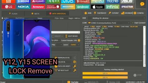 Vivo Y Y Screen Lock Remove Successfully By Unlock Tool