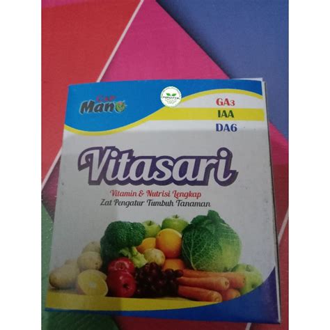 Jual Vitasari Vitamin Tanaman Nutrisi Tanaman Zpt Tanaman Pupuk