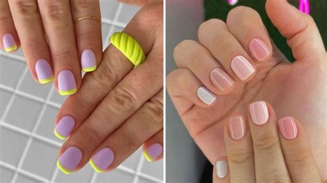 Dise Os De U As Cortas Con Gelish Para Una Manicura Sencilla Ser Zen