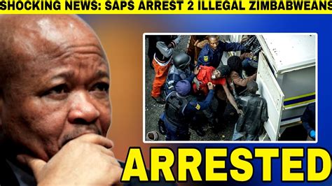 SAPS ARREST 2 Illegal Zimbabweans Trying To Mine In SA Trouble With