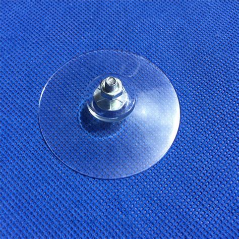 Clear Pvc Screw Sucker Suction Cup With Nut For Kitchen Customizable