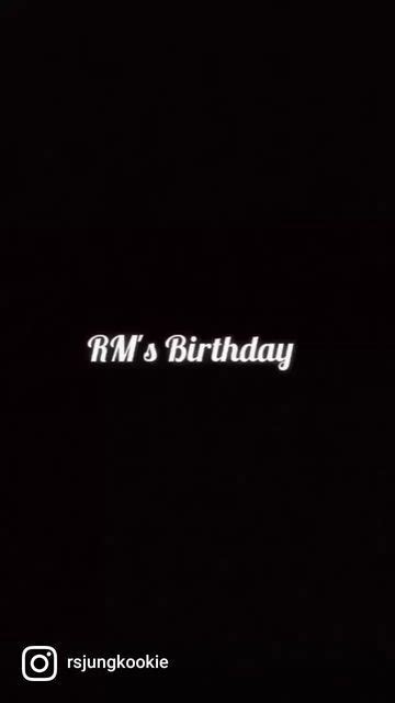 방 탄소년단 On Instagram Happy Birthday Rm May All Your Birthday Wishes