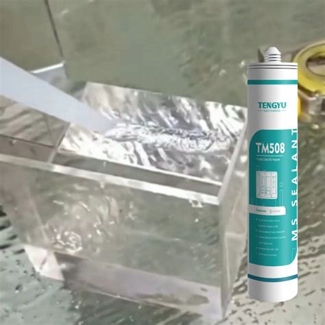 Crystal Clear High Bonding Ms Polymer Adhesive For Crystal Display