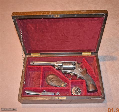 Massachusetts Arms Company Factory Cased And Engraved Navy Revolver