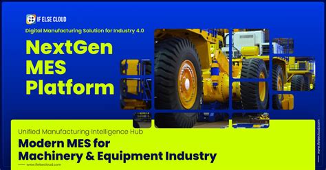 mes  machinery equipment manufacturing digital shopfloor