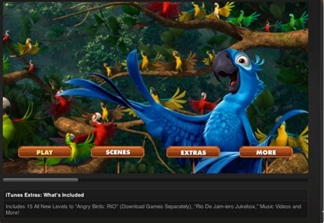 Purchase RIO Movie Via iTunes And Get 15 New Levels Of Angry Birds Rio