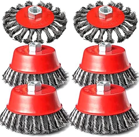 Forney 72758 Wire Wheel Brush Twist Knot With 5 8 Inch 11 Threaded