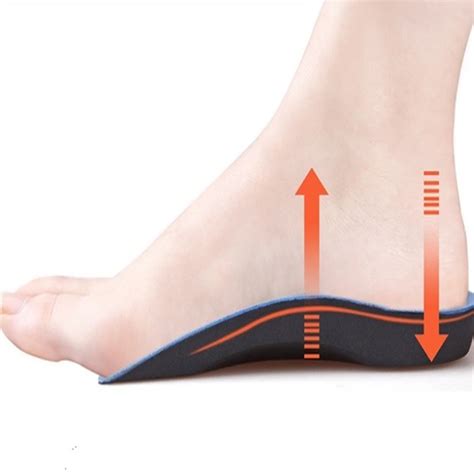 1 Pair Eva Flat Foot Orthotics Arch Support Half Shoe Pad Orthopedic