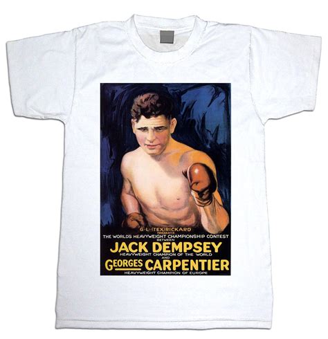 Jack Dempsey Boxing Art Print Framed Print T Shirt