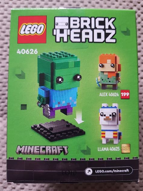 Klocki Lego Minecraft 40626 Zombie Brick Headz Koziegłowy Kup teraz