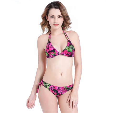 SWIMMART 2017 New Design Print Sexy Bikinis Women Colorful Spa Bikini