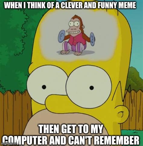 Homers Monkey Mind Imgflip