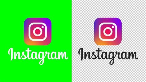 Instagram Logo Animation Green Screen Transparent Background Free