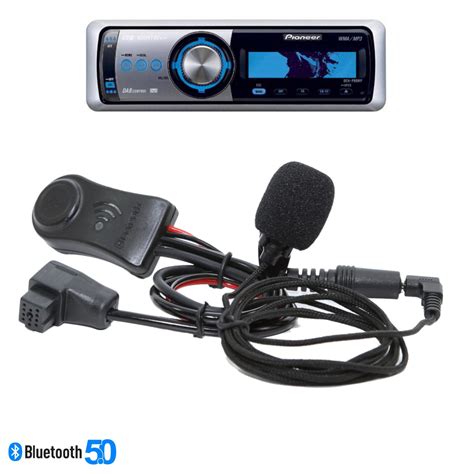 Adaptador Bluetooth Ip Bus Para Cd Pioneer Microfone Cabo Auxiliar