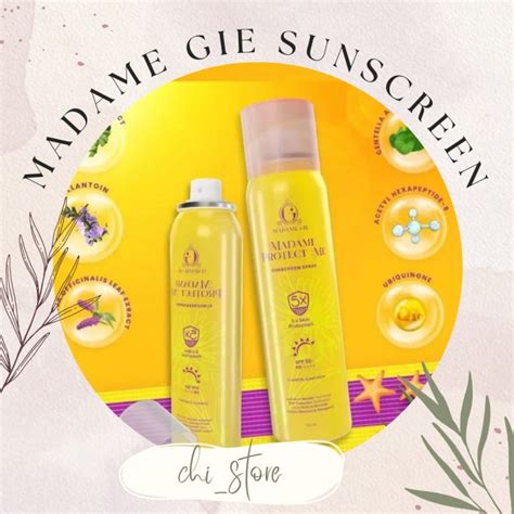 Madame Gie Sunscreen Spray Spf Pa Lazada Indonesia