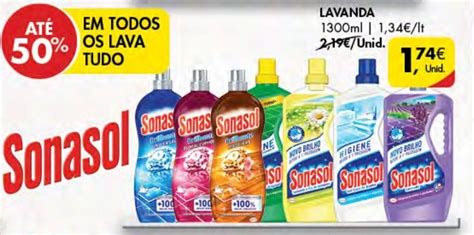 Promo O Sonasol Lava Tudo Lavanda Ml Em Pingo Doce