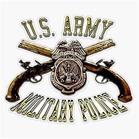 Amazon Round Military Police Corps Sticker US Army MP Vinyl