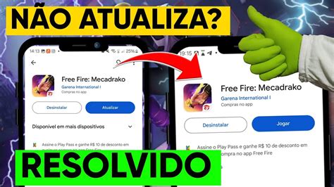 Free Fire Não quer ATUALIZAR na Play Store erro ao Atualizar o free