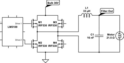 How exactly does the inductor in an LC filter reduce motor noise ...