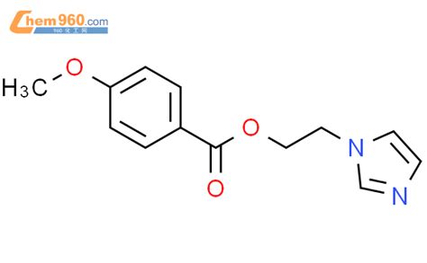 95360 47 7 Benzoic acid 4 methoxy 2 1H imidazol 1 yl ethyl ester化学式