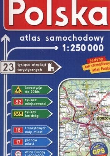 Polska Atlas samochodowy 1 250 000 ExpressMap Książka w