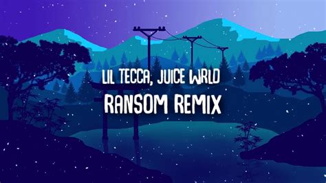 Lil Tecca Juice Wrld Ransom Remix Lyrics Video Youtube