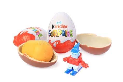 Slynchev Bryag, Bulgaria - May 25, 2023: Kinder Surprise Eggs, Plastic ...